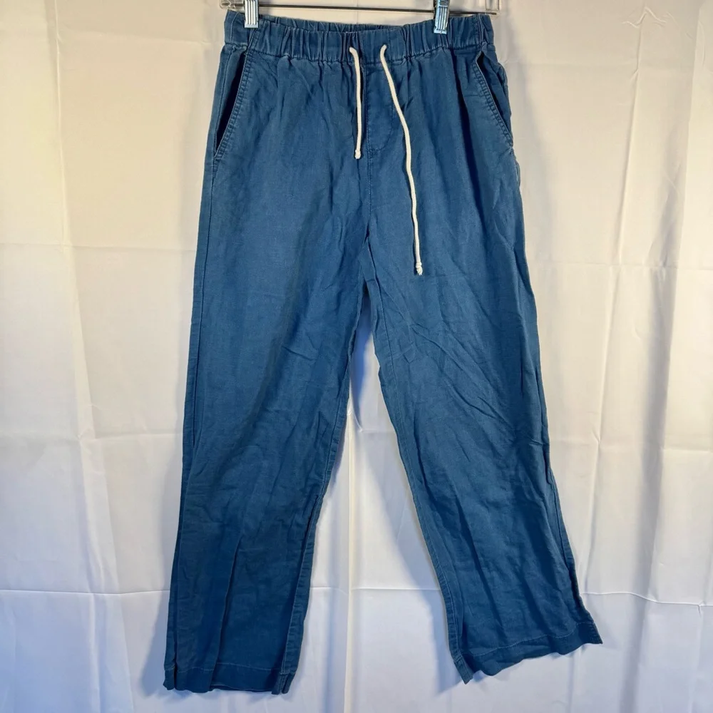 Madewell Classic Indigo Blue Shorewalk Cover-Up Jogger Pants Women's Size XS - Picture 2 of 9